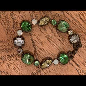 Sorrelli Green Swarovski Crystal Bracelet